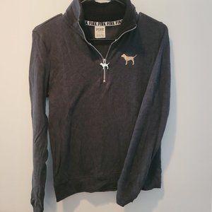 Victoria's Secret PINK full sleeve Fleece Zip up Sweatshirt